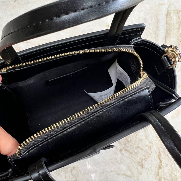 (SOLD) ZARA MINI CITY BAG BLACK - Picture 6 of 13
